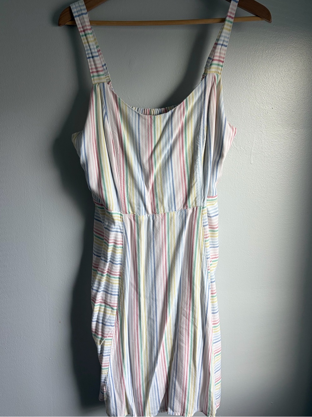 Women’s rainbow striped short dress